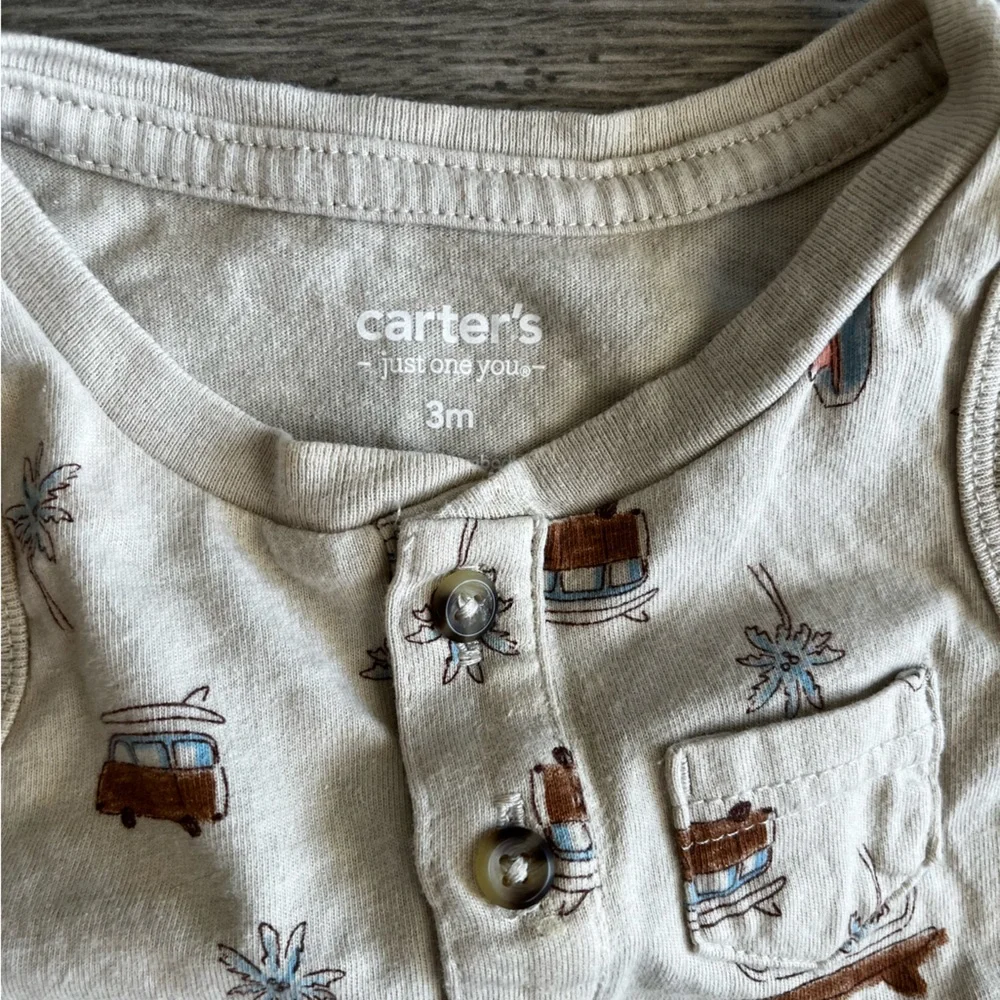Carter’s Just One You Newborn Baby Boy Tank Top Sleeveless Beach Summer 3 Months